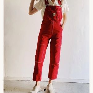 Hey Gang Red Overalls